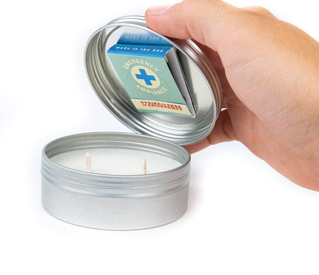 Because Children Emergency Ambiance Travel Tin | Funny Candl - HER Home Design Boutique
